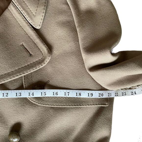 Richman Brothers vintage Men's Classic Tan Pea Coat/Over Coat - Picture 9 of 13